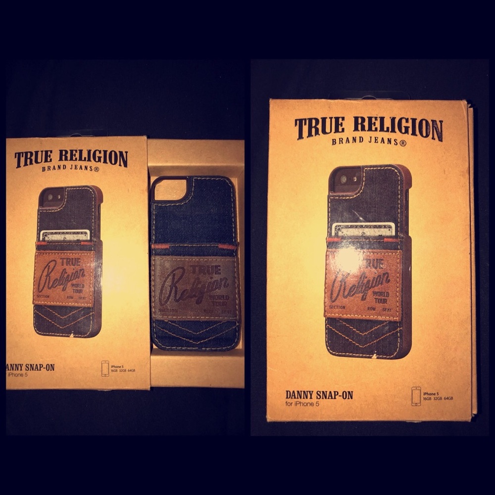 True Religion iPhone 5 snap on phone case